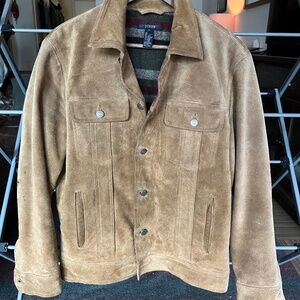 J. Crew Suede Trucker Jacket - Size Small